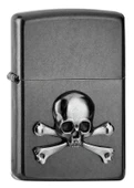 Zippo Skull And Bones Emblem Dizayn thumbnail 1