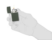 Zippo Slim Green Matte Dizayn thumbnail 4