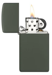 Zippo Slim Green Matte Dizayn thumbnail 3