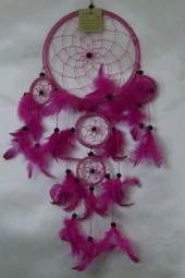 Dream Catcher Düş Kapanı Pembe 11 Cm thumbnail 4