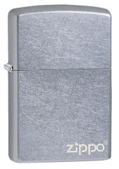 Zippo Regular Street Chrome Logo Çakmak thumbnail 1