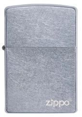 Zippo Regular Street Chrome Logo Çakmak thumbnail 2