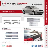 Volkswagen Jetta Kapı için Kolu 4 Kapı Krom 2012 Ve Sonrası thumbnail 2