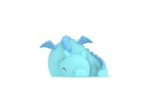 Dhink Silikon Gece Lambası Dragon Mavi thumbnail 5