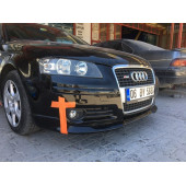 Audi A3 Ön Tampon Eki - Fiber - Boyasız thumbnail 1