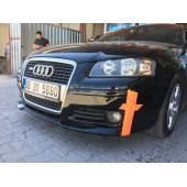 Audi A3 Ön Tampon Eki - Fiber - Boyasız thumbnail 2