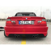Bmw E46 M Difüzör - Plastik - Parlak Siyah thumbnail 1