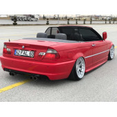 Bmw E46 M Difüzör - Plastik - Parlak Siyah thumbnail 2
