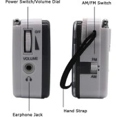 Knstar K-258 Pilli Cep Radyosu thumbnail 3