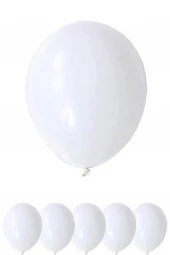 Beyaz Balon 10 Lu( 12inç) thumbnail 1