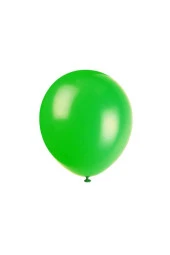 Yeşil Balon 10 Lu (12inç) thumbnail 2