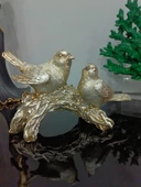 kuş biblo 2 li dal üzerinde kuş biblo thumbnail 9