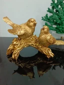 kuş biblo 2 li dal üzerinde kuş biblo thumbnail 8