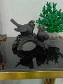kuş biblo 2 li dal üzerinde kuş biblo thumbnail 1
