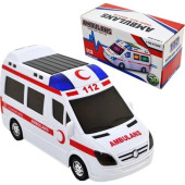 112 Ambulans 3D Işıklı Sesli Çarp-Dön thumbnail 2