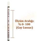 Eurodensimeter 0-100 20C Alkolmetre thumbnail 5