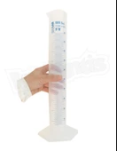 ISOLAB 500ml Plastik Mezür Mavi Skala thumbnail 5