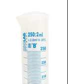 ISOLAB 250ml Plastik Mezür Mavi Skala thumbnail 2