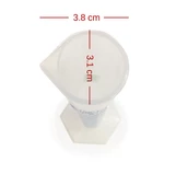 ISOLAB 100ml Plastik Mezür Mavi Skala thumbnail 4