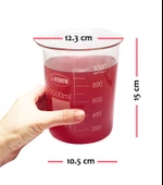 ACHEM 1000ml Cam Beher Kısa Form thumbnail 5