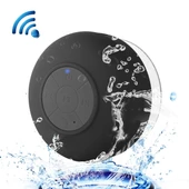 Su Geçirmez Mini Bluetooth Duş Hoparlörü (Siyah) thumbnail 6