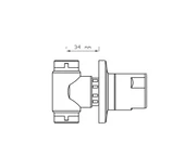Foma Ankastre Stop Valf 1 / 2 Krom 511 thumbnail 2