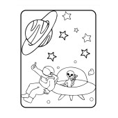 Uzay Boyama Kitap Seti (3 Süper Kitap) thumbnail 2