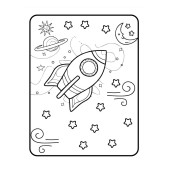 Uzay Boyama Kitap Seti (3 Süper Kitap) thumbnail 4