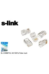 S-LINK SL-COB8P RJ-45 JAK 100LÜ PAKET thumbnail 2