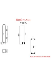 Kalender Dekor Ying Banyo Dolabı Yn02 thumbnail 2