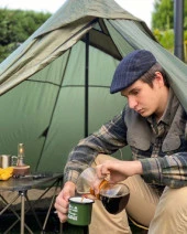 Campout Filtre Kahve Cam Set 400ml thumbnail 4