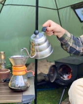 Campout Filtre Kahve Cam Set 400ml thumbnail 5