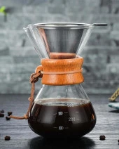 Campout Filtre Kahve Cam Set 400ml thumbnail 6
