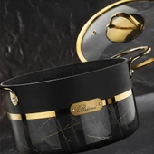 Brioni Selection Plus 24 Cm Derin Tencere - Siyah thumbnail 2