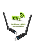 Usb Wifi 150 Mbps 2,4ghz Kablosuz Wireless Usb Adaptör thumbnail 2