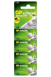 5li LR44 Alkalin Düğme Pil (GPA76-C5) thumbnail 1