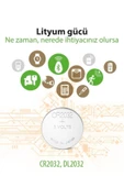 Gp Pil Düğme 2032 3v 5li Paket thumbnail 5