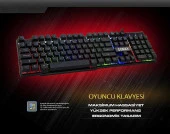 Gomax K2 Rgb Led Işıklı Oyuncu Klavyesi thumbnail 3