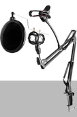 Lastvoice Set-01 - Mikrofon standı + Shock Mount + Pop Filter thumbnail 1
