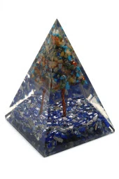 Lapis Lazuli - Çakra Taşından Orgonit Piramit thumbnail 1