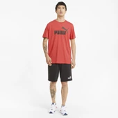 Puma 58673611 Ess Heather Tee Erkek Tişört thumbnail 3