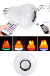 Kumandalı Bluetooth Hoparlör Ampul LD-37 thumbnail 1