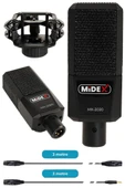Midex MX-2020 Set Phantom Power Condenser Stüdyo Mikrofon Kayıt Paketi thumbnail 5