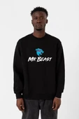 Mr Beast Siyah Erkek 2ip Sweatshirt thumbnail 1