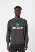 Mr Beast Füme Erkek 2ip Sweatshirt thumbnail 1