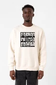 The Psycho Bunch Ekru Erkek 2ip Sweatshirt thumbnail 1
