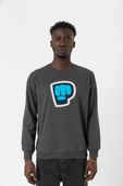 PiewDiePie Active Füme Erkek 2ip Sweatshirt thumbnail 1