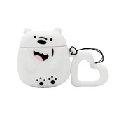 E2M AIRPODS 1-2 KILIF BARE BEAR BEYAZ thumbnail 1