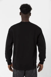 Mr Beast Half Face Siyah Erkek 2ip Sweatshirt thumbnail 5