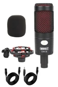 Midex CXN-30 Condenser +48V Stüdyo Ses Kayıt Mikrofonu thumbnail 3